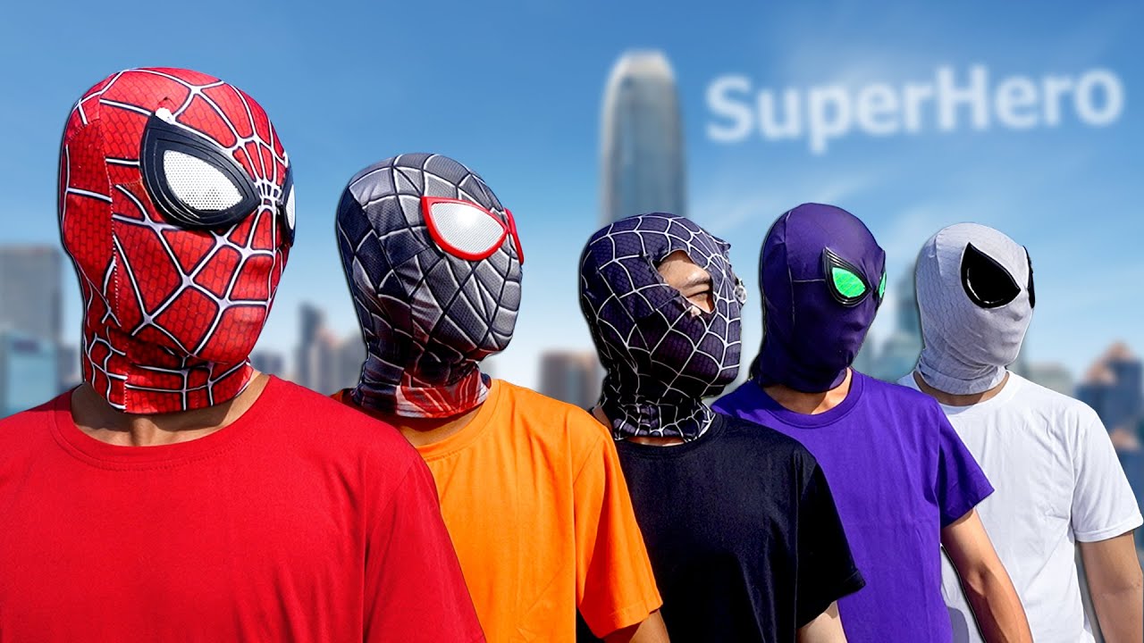PRO 5 Epic Superhero Team Training with Spider-Man & Nerf Guns! 😂 | Funny Real-Life Action