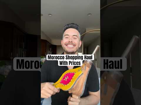 Morocco Shopping Haul With Prices! Check out some of my latest finds from Marrakech, Morocco! 🇲🇦