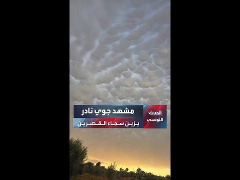 مشهد جوي نادر يزين سماء القصرين