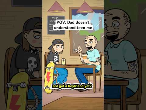 My Dad and I prove it’s never too late. #lgbt #father #animation #cartoon #2000s #comedy #shorts