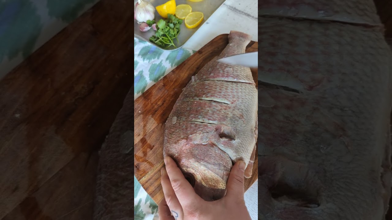 How to Bake Whole Snapper 🍽️