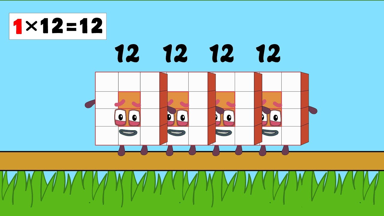 Numberblocks 12 Times Table | Learn to Multiply by 12 | Maths for Kids | @LearningBlocks