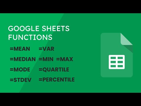 Calculate Mean, Median, Mode, Quartile Percentile in Google Sheets!! | Analyzing data correctly!!