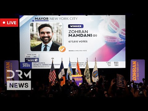 Live Coverage of Zohran Mamdani's Election Night Watch Party in NYC