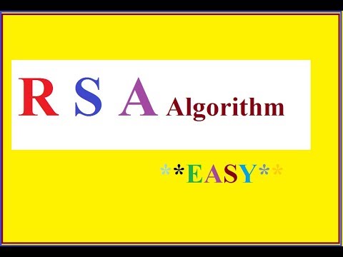 RSA Algorithm | with solved example | |Cryptography And Network Security