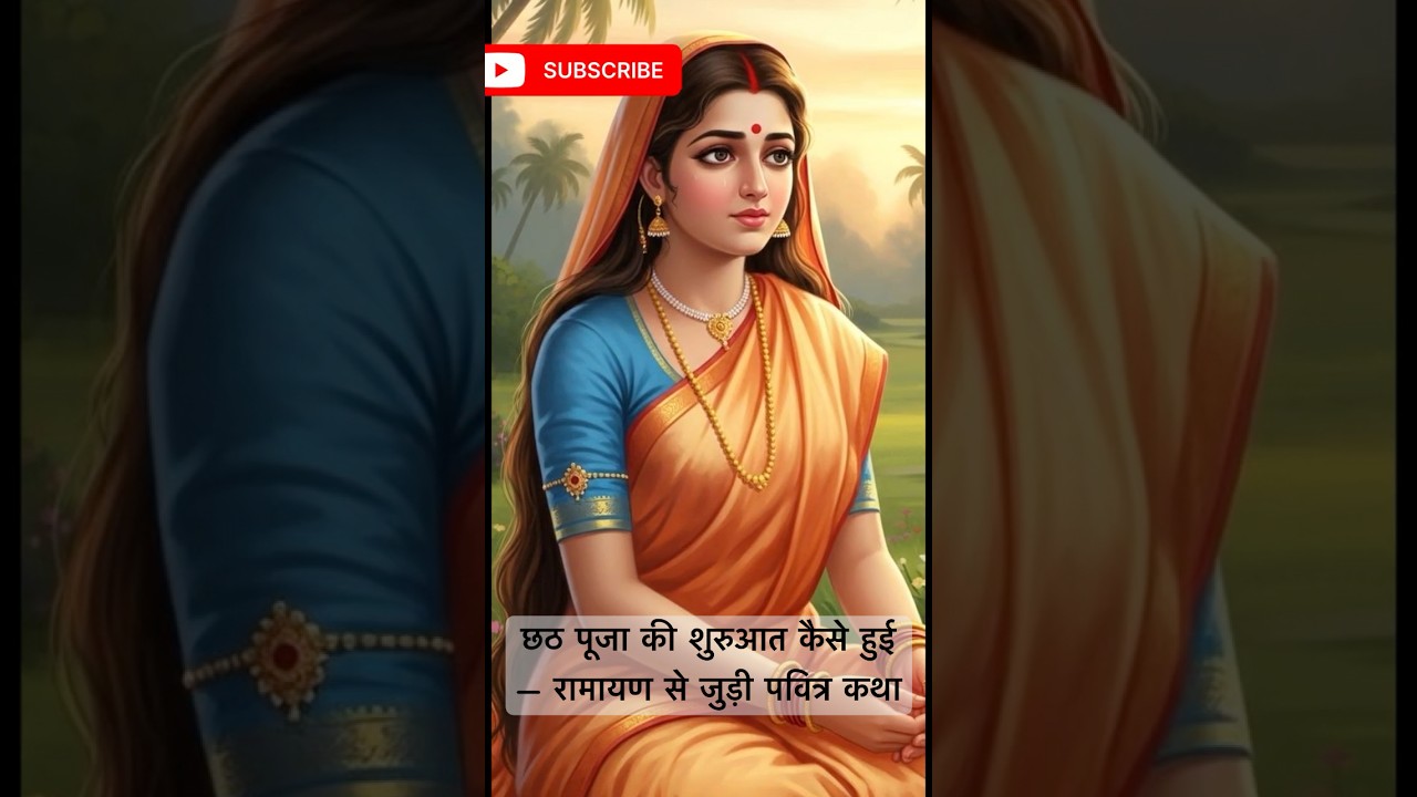 छठ पूजा की शुरुआत माता सीता से? 🌅