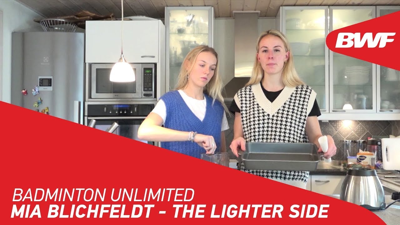 Healthy Date Bars Recipe with Mia Blichfeldt 🏸 | Badminton Unlimited | BWF 2020