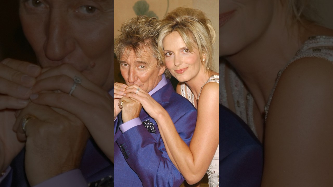 Rod Stewart Admires Penny Lancaster ๐