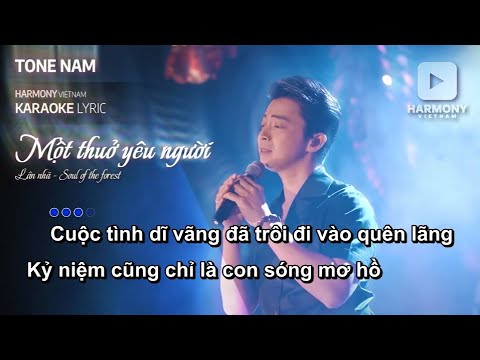 Karaoke: Một Thuở Yêu Người - Lân Nhã (Live) 🎤