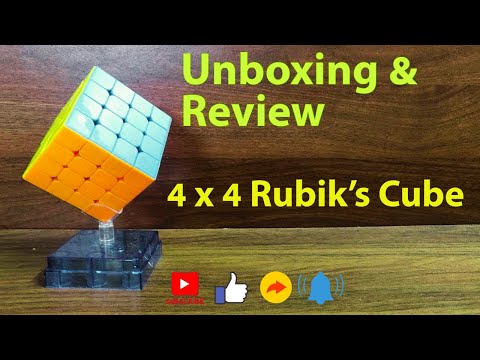 Yuxin Little Magic M 4x4 Cube Unboxing & Review: Ultimate Rubik's Cube Experience! | English & Hindi