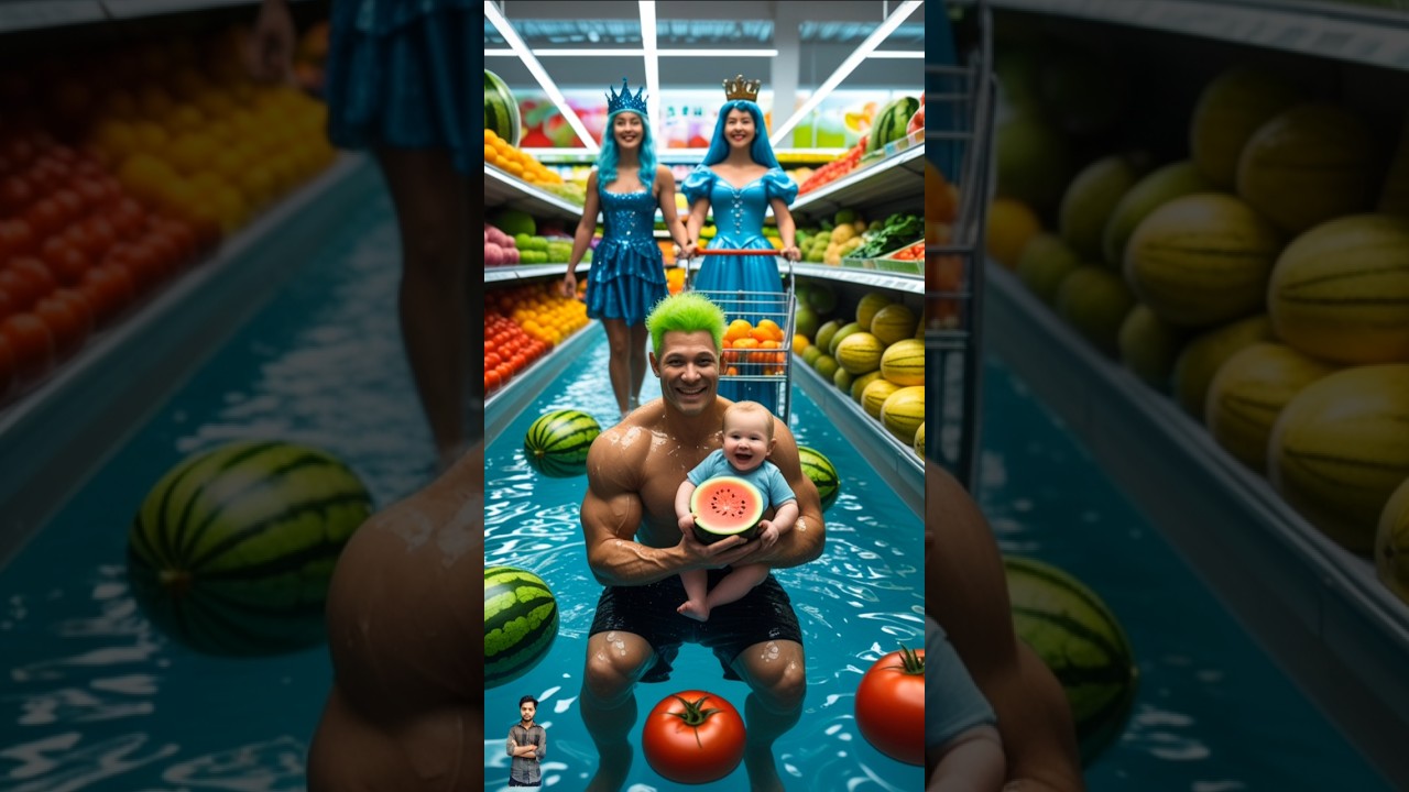 Hilarious Evolution of a Bodybuilder Dad & Family at the Mall! 🏋️‍♂️😂