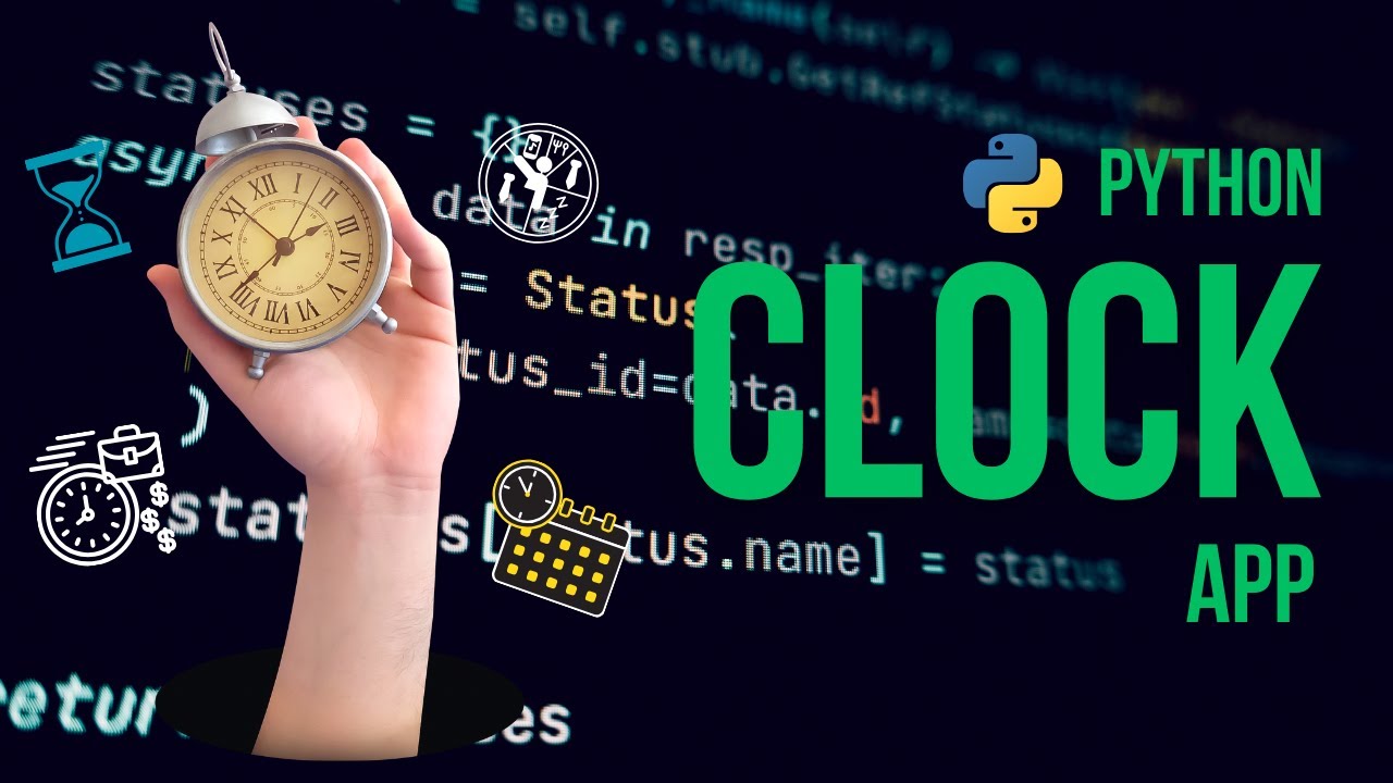 Python Digital Clock with Tkinter ⏰