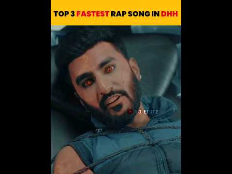 Fastest Rap Song In DHH 😱❓🔥 #raftaar #mcstan  #rcr  #shorts