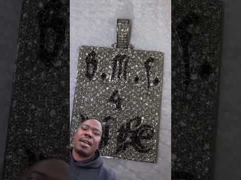 BMF ORIGINAL BLACK & WHITE DIAMOND 2003 PENDANT RATE 1-10 #fyp #bigmeech #bmf