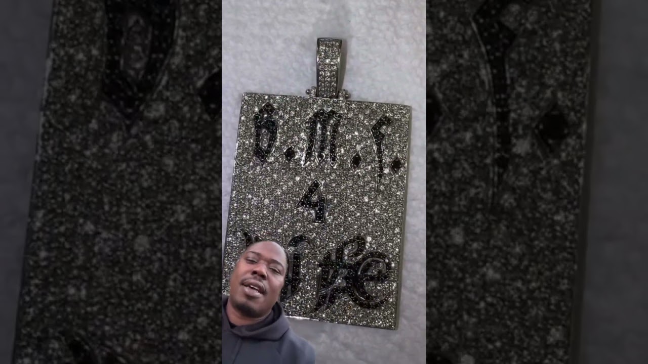 BMF Original Black & White Diamond Pendant (2003) ⭐