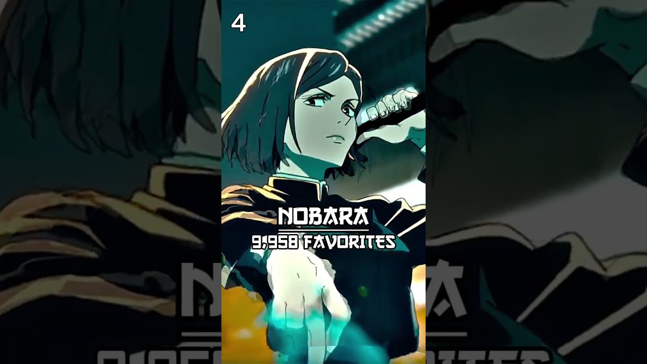 Top JUJUTSU KAISEN Characters π