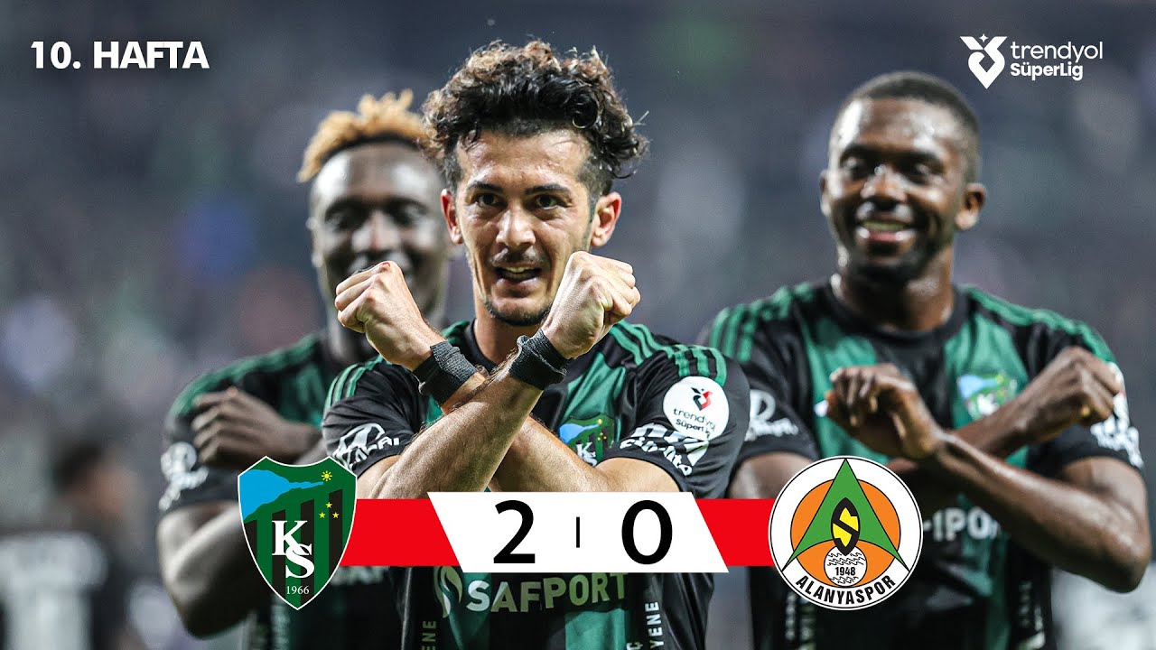 Kocaelispor vs Alanyaspor 2-0 | Süper Lig Highlights 2025/26 ⚽