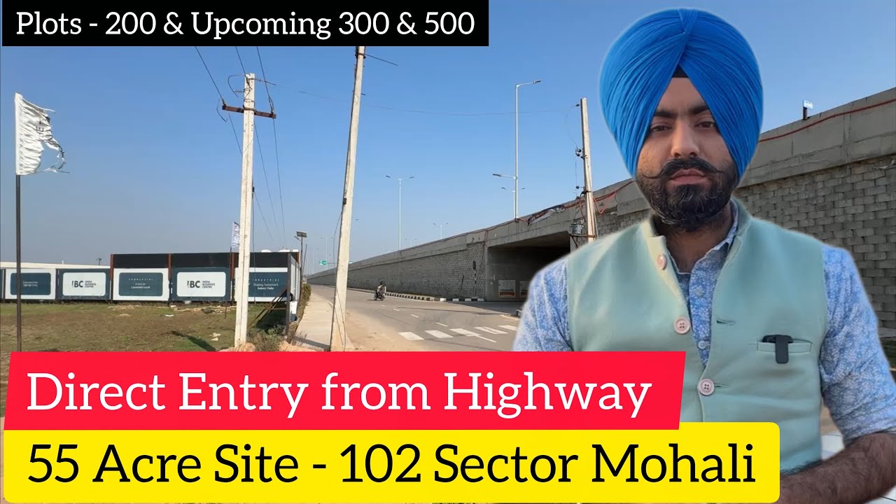 Plots Available in Mohali: Airport Rd & Sector 102 🏡