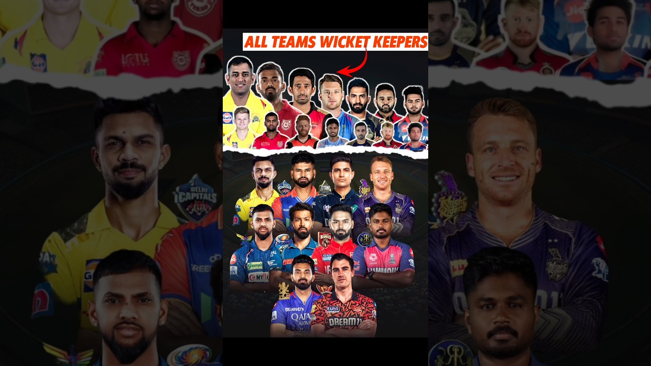 IPL 2025 Wicket Keepers for All 10 Teams 🔥