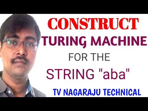5.3 CONSTRUCT TURING MACHINE WHICH ACCEPTS THE STRING aba || TOC|| FLAT
