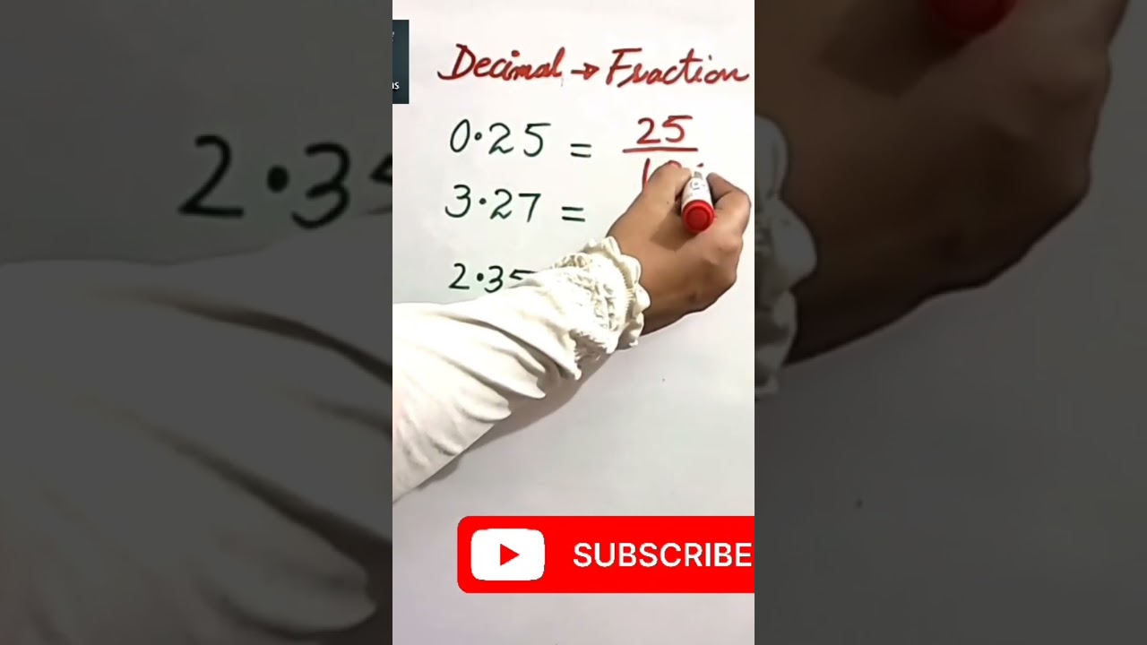 Converting Decimals to Fractions
