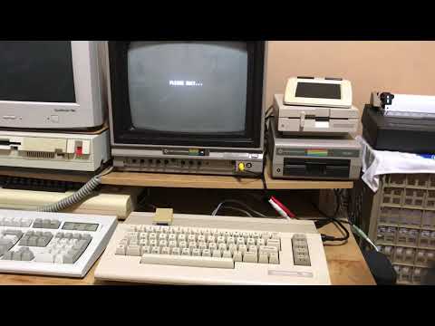 Commodore 64, Making A New Years Banner With Print Shop, Dot Matrix Printer #RetroComputing
