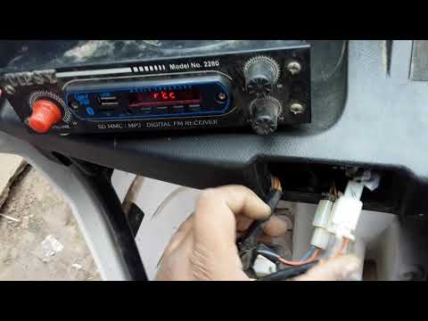 Toto car install light. Fan. Bluetooth music system