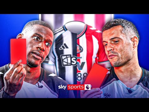 Supporting two teams 🤨 | Granit Xhaka and Nordi Mukiele play Red Card, Yellow Card, Play on