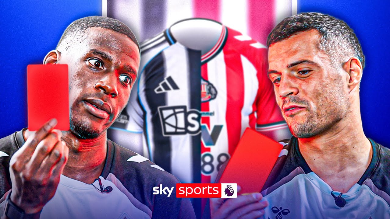 Granit Xhaka and Nordi Mukiele Receive Red and Yellow Cards in Match