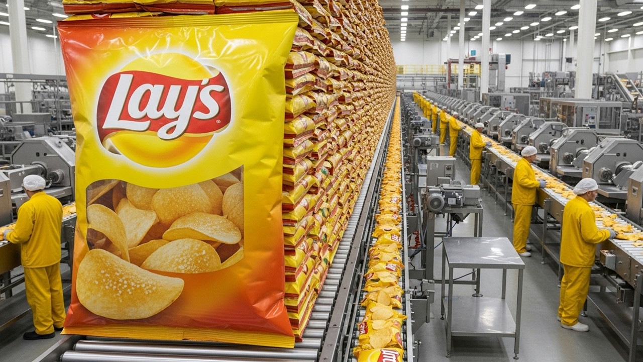 How Lays Chips Are Made Hourly in the USA