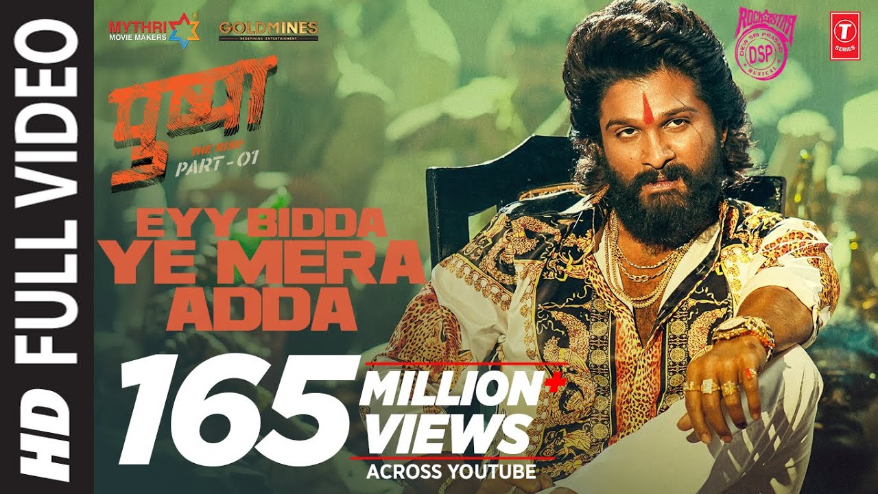 Watch 'Eyy Bidda Ye Mera Adda' Full Video Song from Pushpa 🎬 | Allu Arjun & Rashmika Mandanna