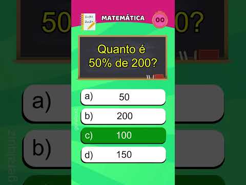 Perguntas e respostas de matemática - Quiz #quiz #matematica