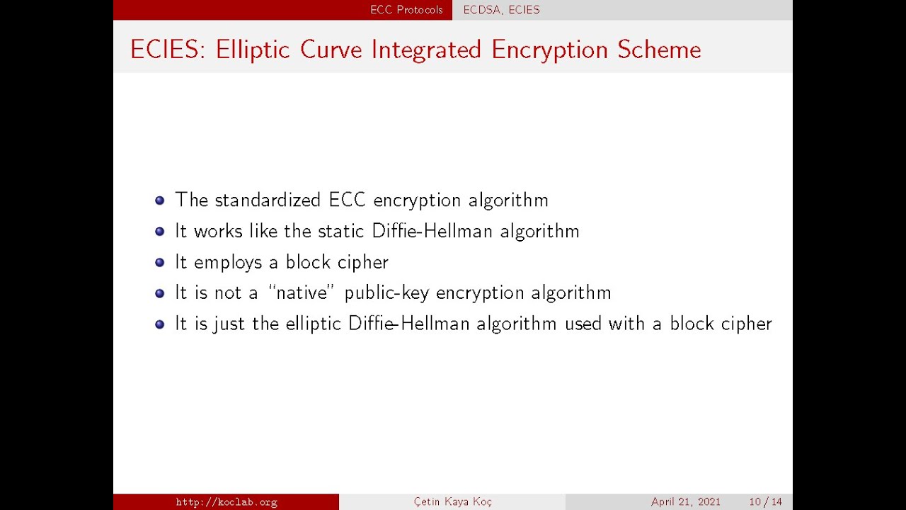 Mastering Elliptic Curve Cryptography: Key Concepts & Encryption Schemes 🔐