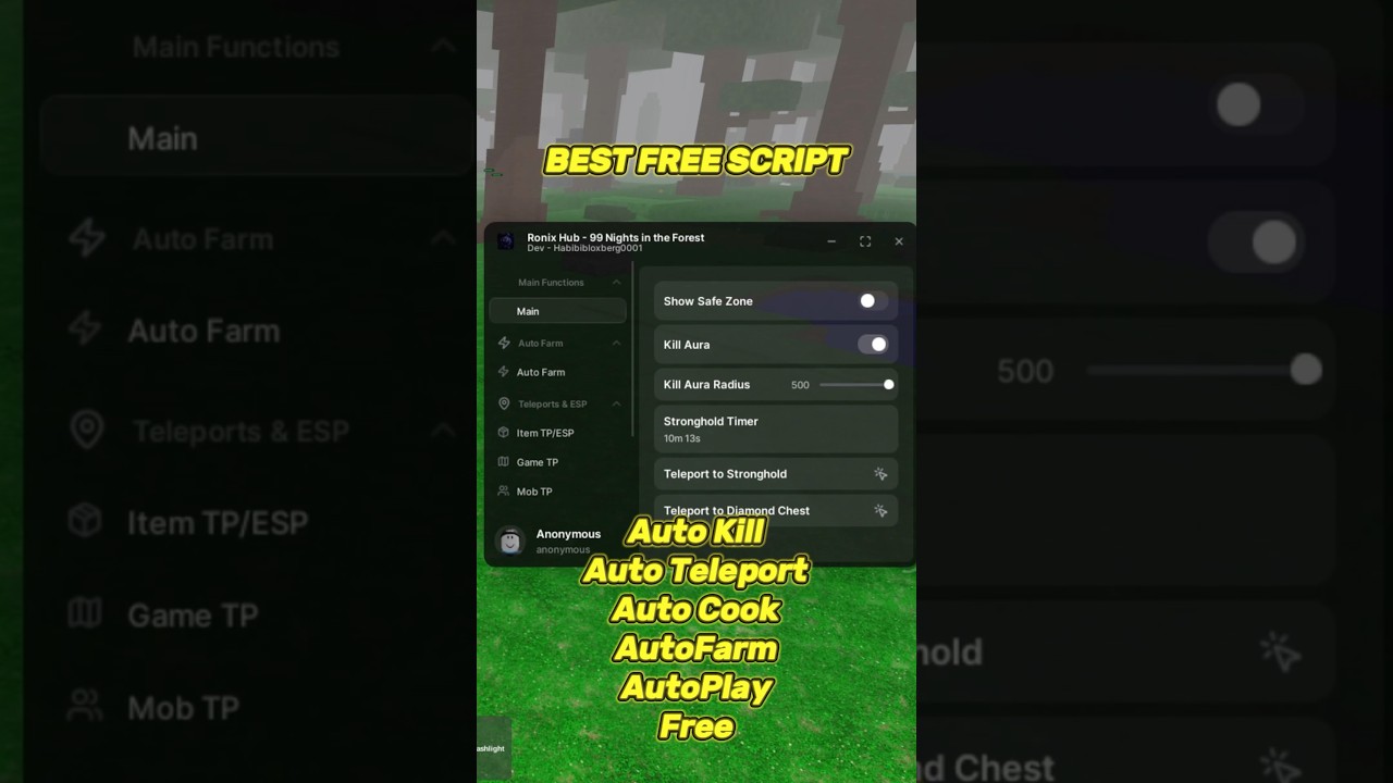 99 Discover the Ultimate Free Script for 99 Nights in the Forest 🌳 | Boost Your Gameplay!