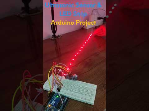 Making Magic with Easy Arduino Project using LED Strip and Ultrasonic Sensorย #diyย #arduino