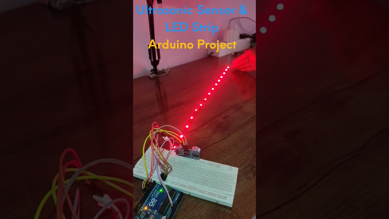 Create Stunning Arduino Magic with LED Strip & Ultrasonic Sensor ✨