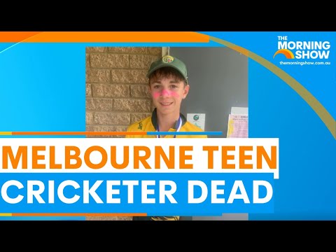 17-year-old Melbourne cricketer tragically dies during net session | The Morning Show