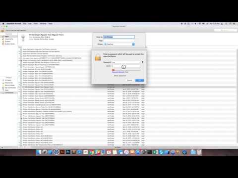 Export *.p12 file tutorial