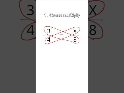 This is how to solve proportions in simple steps 🥰 #math #maths #mathematics #mathtrick #proportions