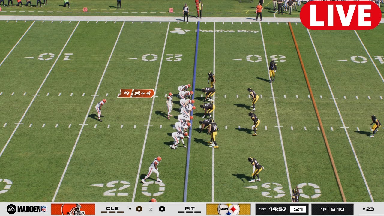 Epic NFL Clash: Steelers vs. Browns Full Game | 2025 Week 6 Simulation π