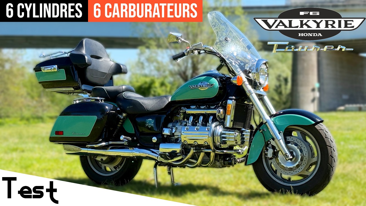 "Test" 6 cylindres pour 350 kg de Chrome 😎 "Honda F6 VALKYRIE Tourer de 1998"