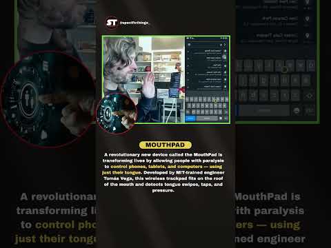 MouthPad: The Groundbreaking Device Giving Paralysis Patients Digital Freedom . #factshorts #shorts