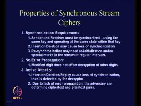 Stream Ciphers