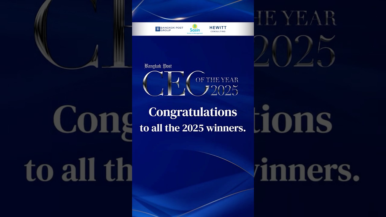 Congratulations to all the winners of the Bangkok Post CEO of the Year 2025 Award.