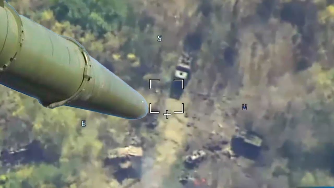 Искандер-М по украинской HIMARS в Среднем Бурлуке 🚀