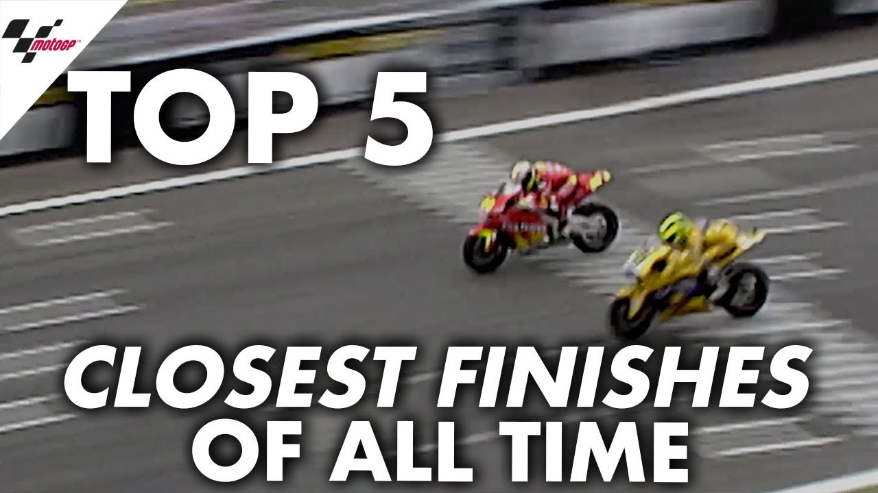 Top 5 closest finishes in MotoGP™️!