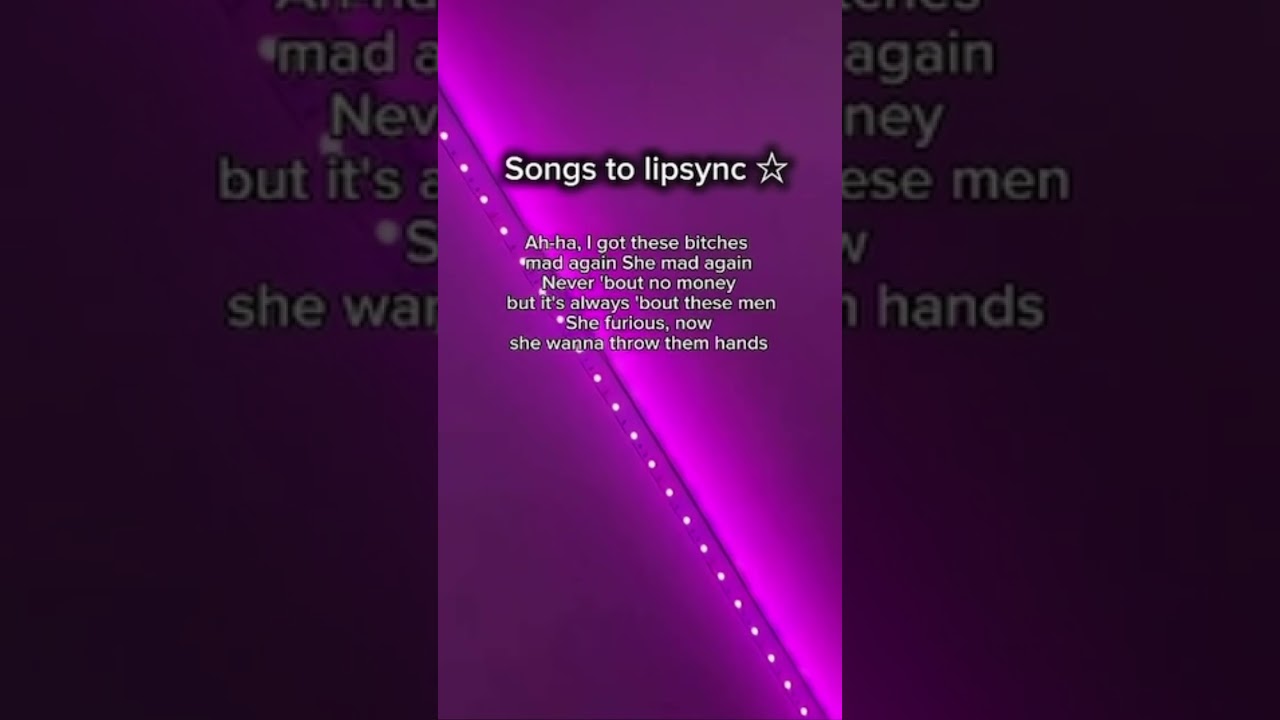 Songs to lip sync too #popular #music #tiktok #fyp