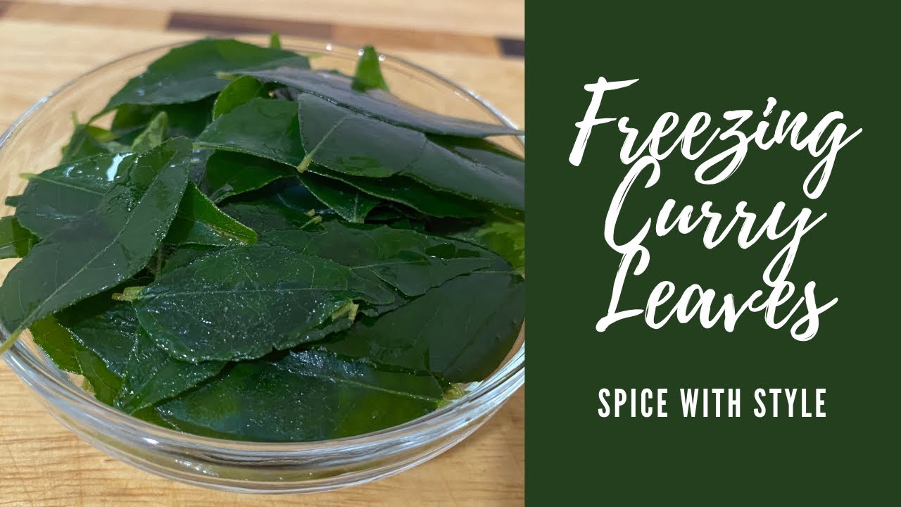 Freezing & Storing Curry Leaves 🌿