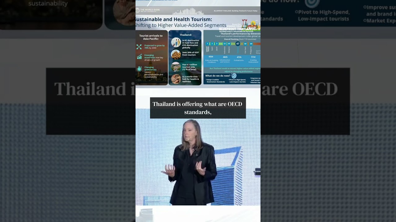 Melinda Good at the Bangkok Post Economic Forum 2025