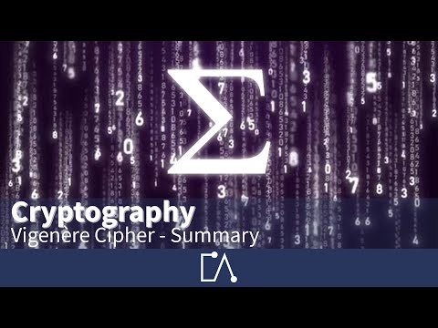 🇬🇧 Classical Cryptography - Vigenère Cipher - Summary | Embedded Academy Tutorial